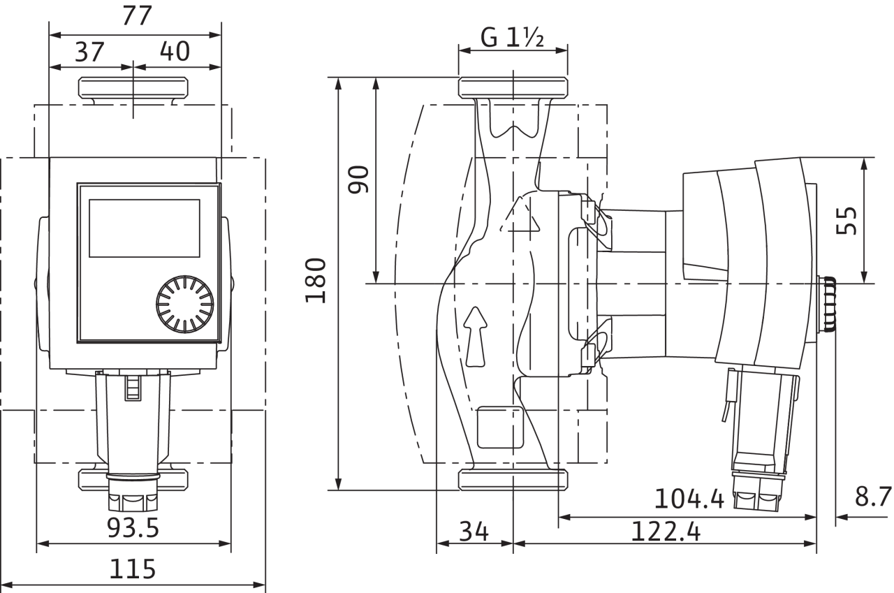 KAYTTOVESIPUMPPU WILO STRATOS PICO-Z-25/1-6 4216473 - L4623285 ...